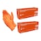 American Safety Glove Disposable Gloves, 7 mil Palm, Low Protein Natural Rubber Latex, Powdered, M, 200 PK, Orange 5112-2 - alternate 1